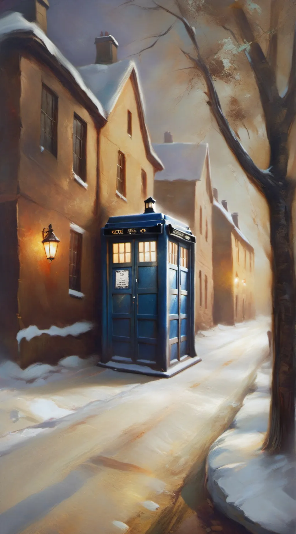 ai character: TARDIS background