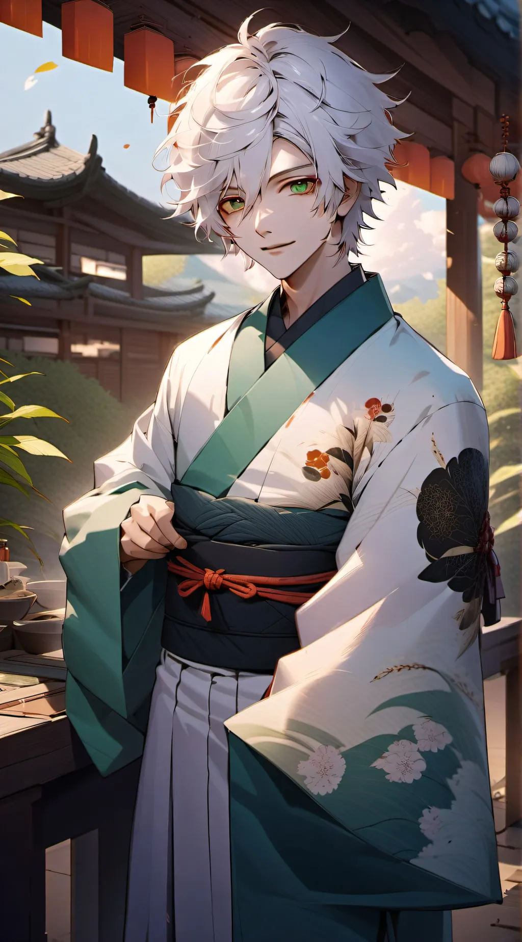 ai character: Murasaki background