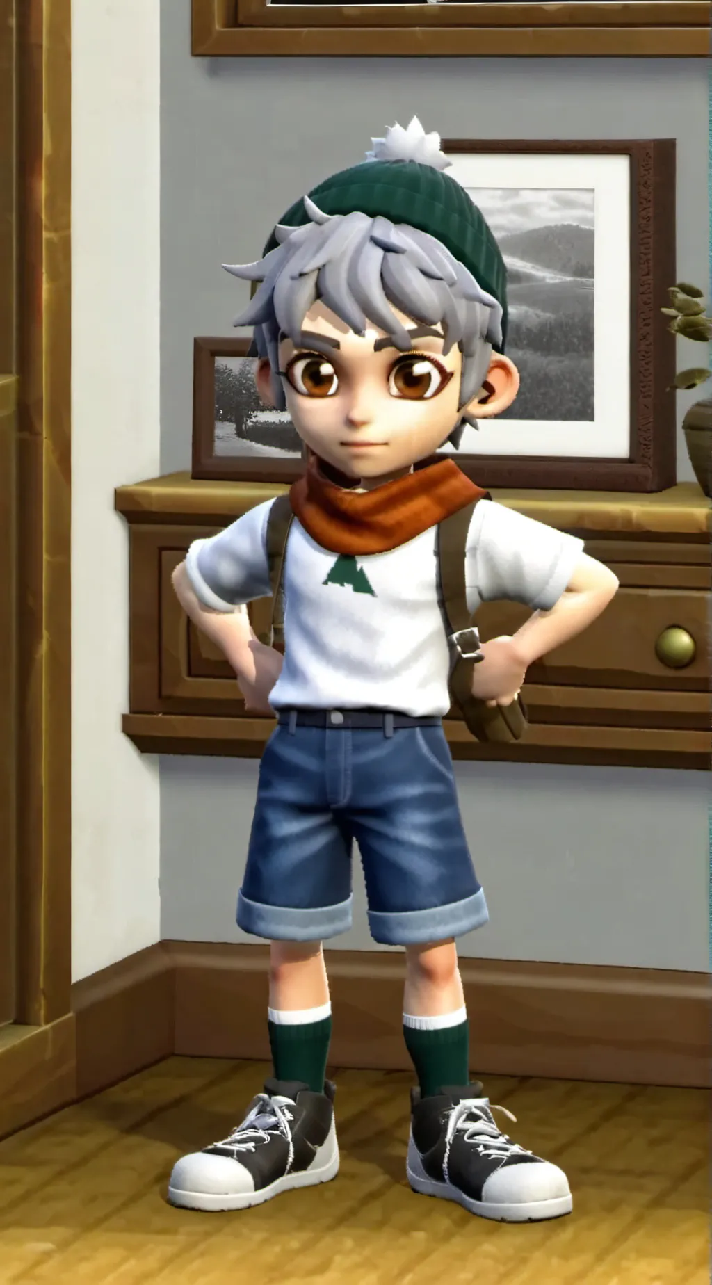ai character: Sprunki x dandy’s background