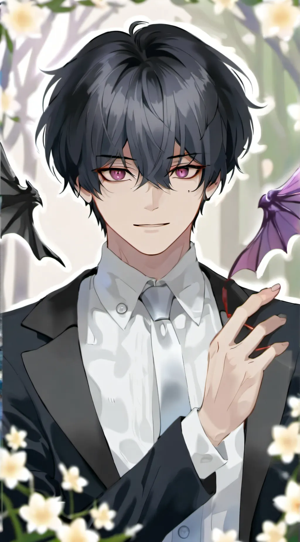 ai character: Albert  background