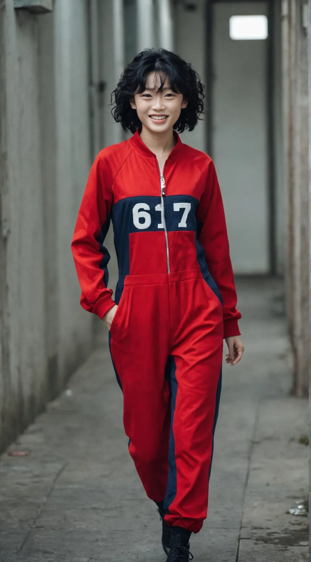 ai character: squid game 2 byeok background