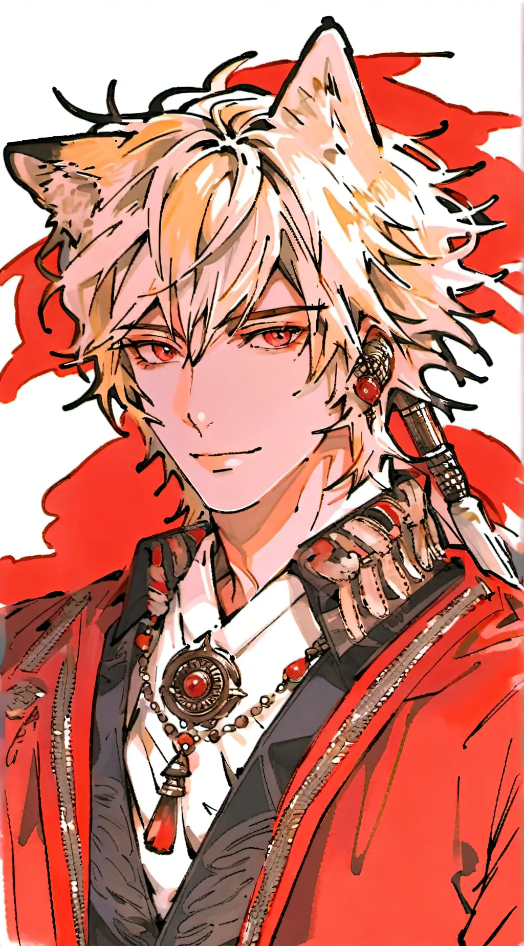ai character: katsuki bakugo  background