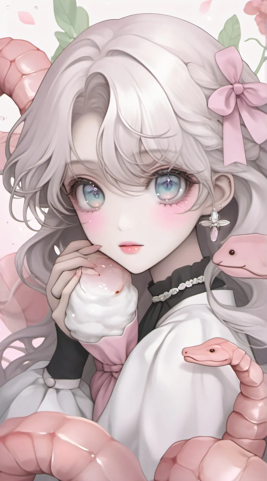 ai character: DW Shrimpo's Sis background