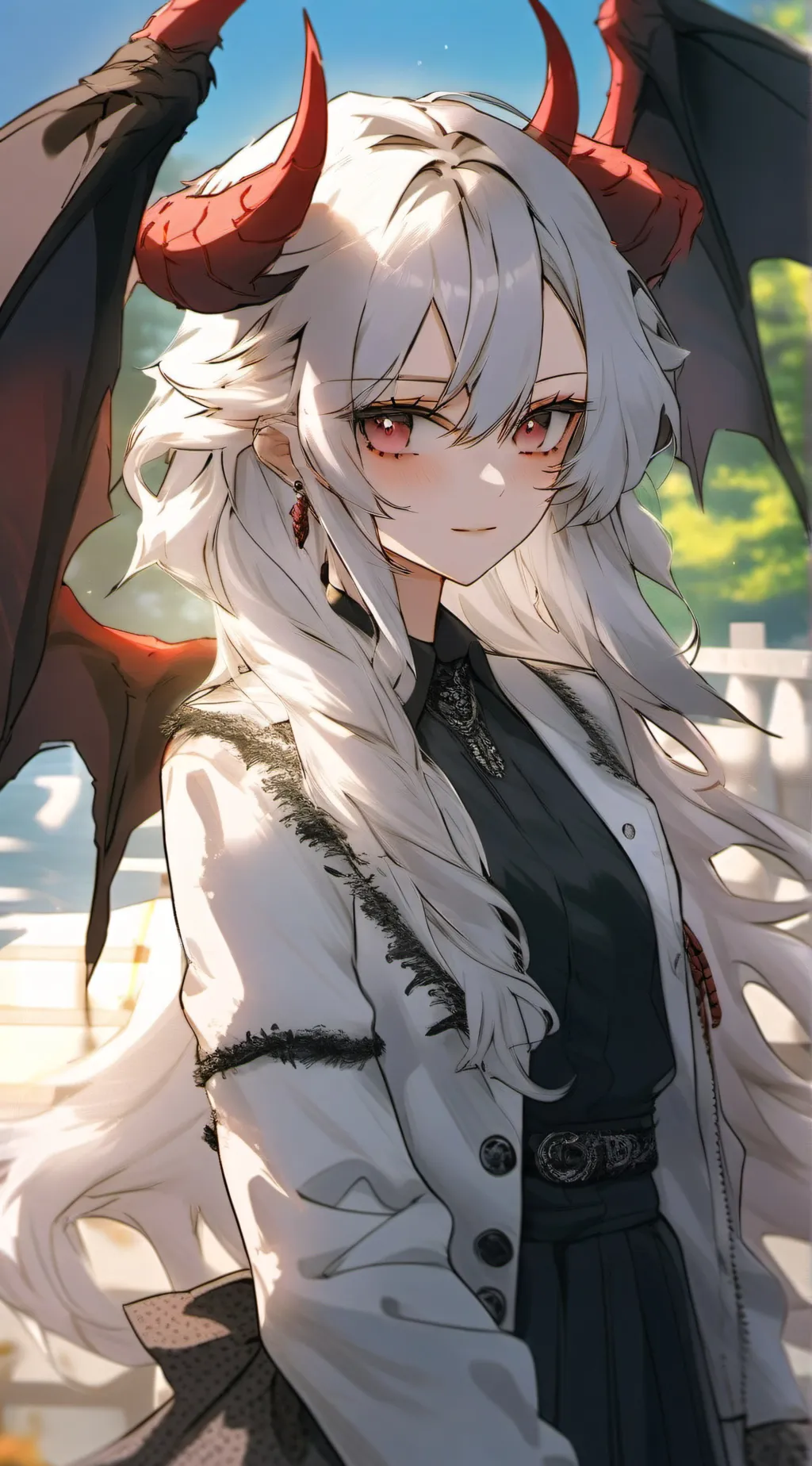 ai character: Hybrid Class room- background