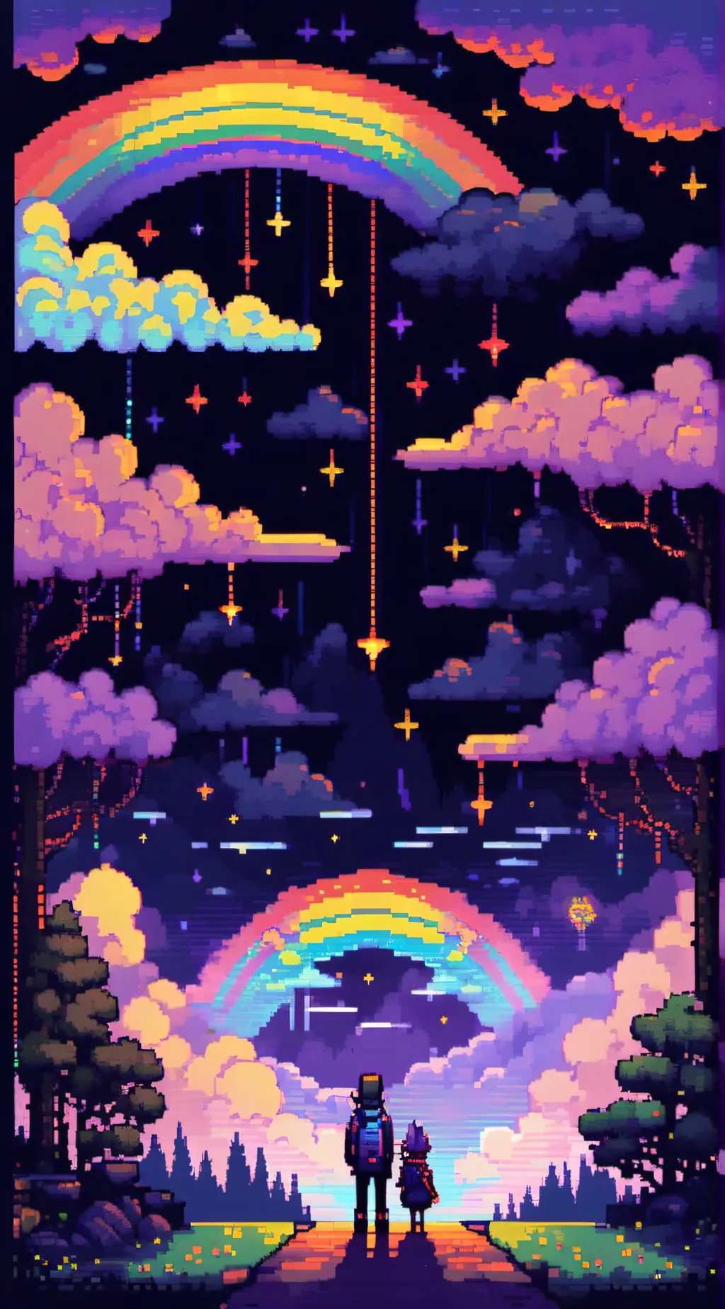 ai character: rainbowfriends odd background