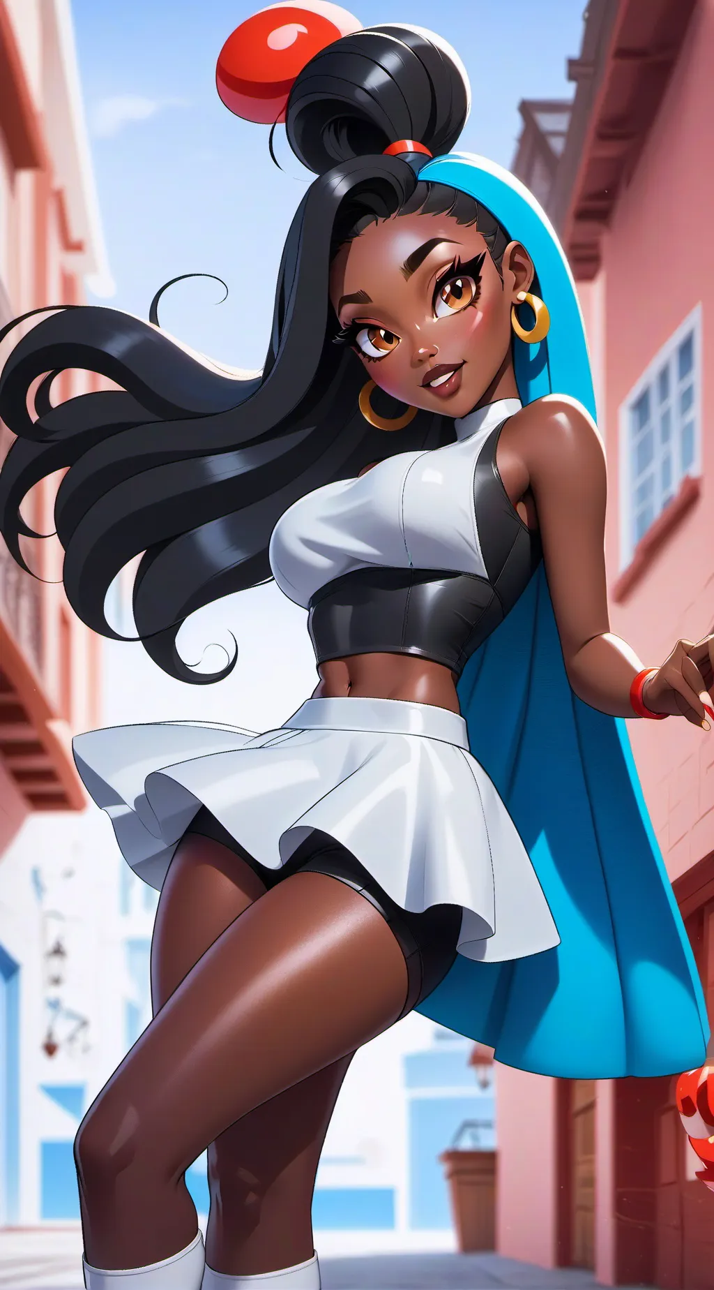 ai character: Julie  background