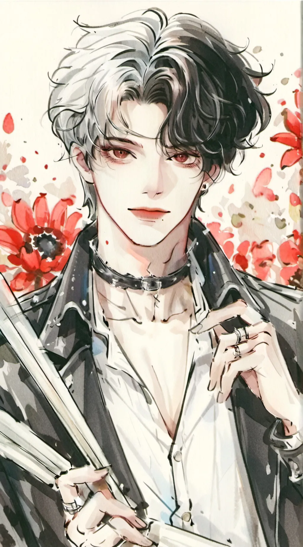 ai character: Mark background