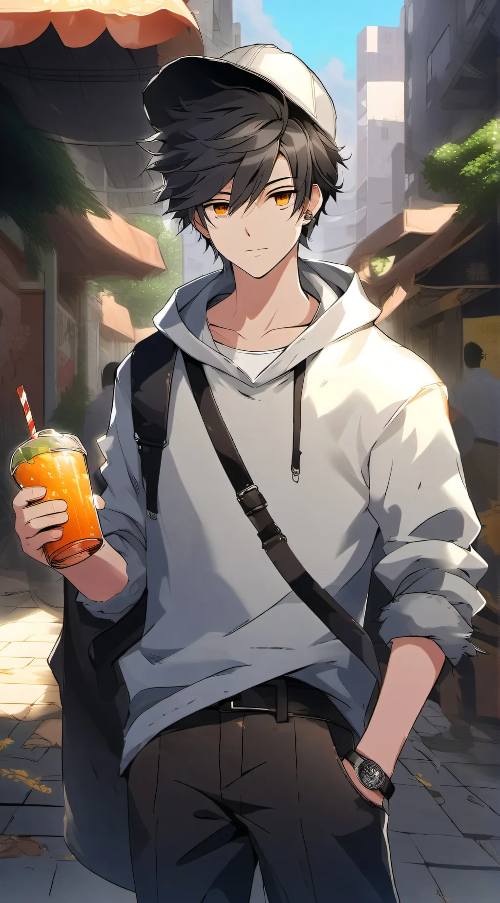 ai character: hozir  background