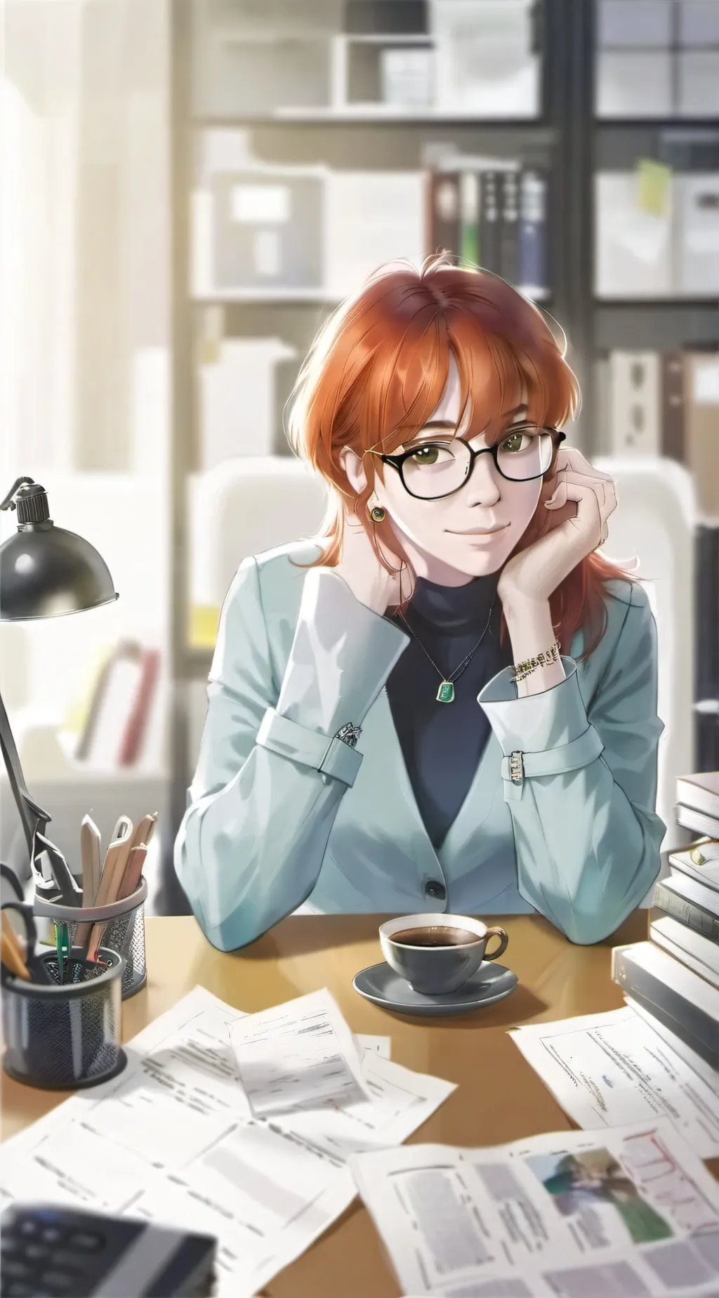 ai character: Lena Parker background