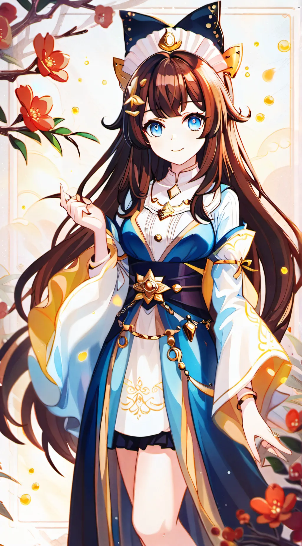 ai character: Rose background