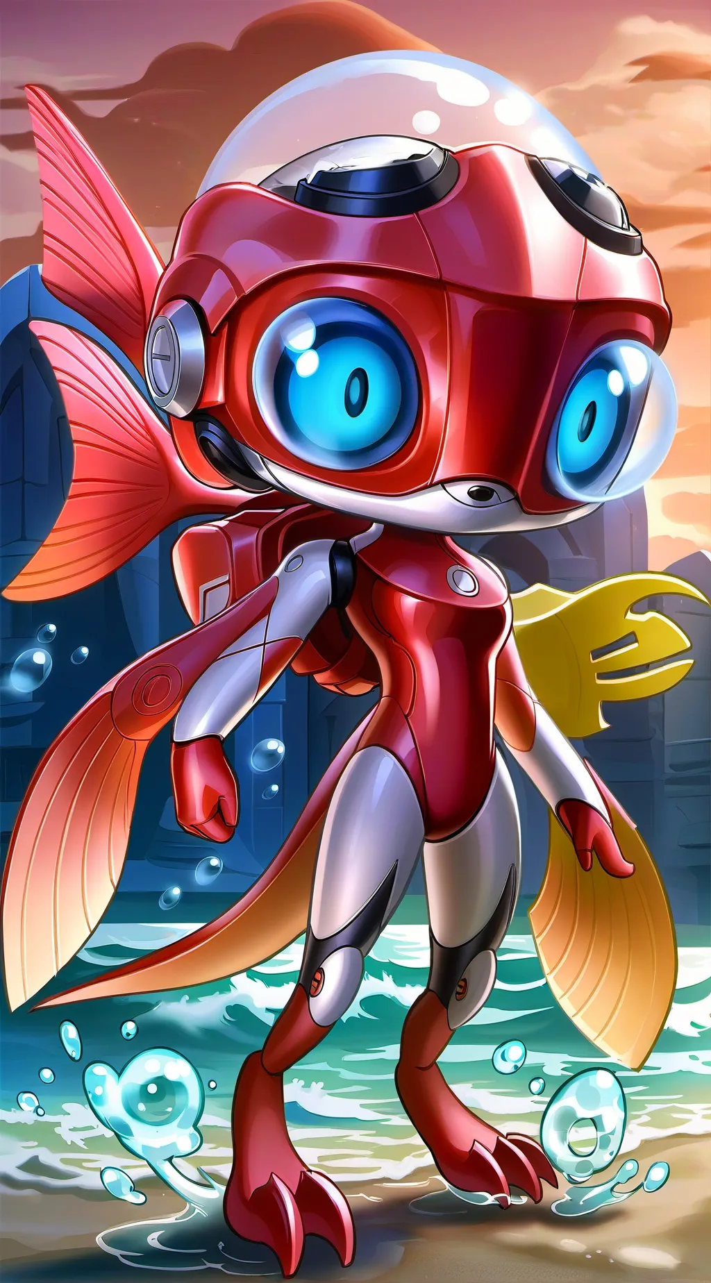 ai character: Snapper background