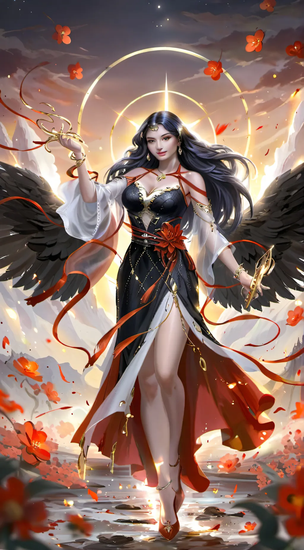 ai character: Zoe Mommy background