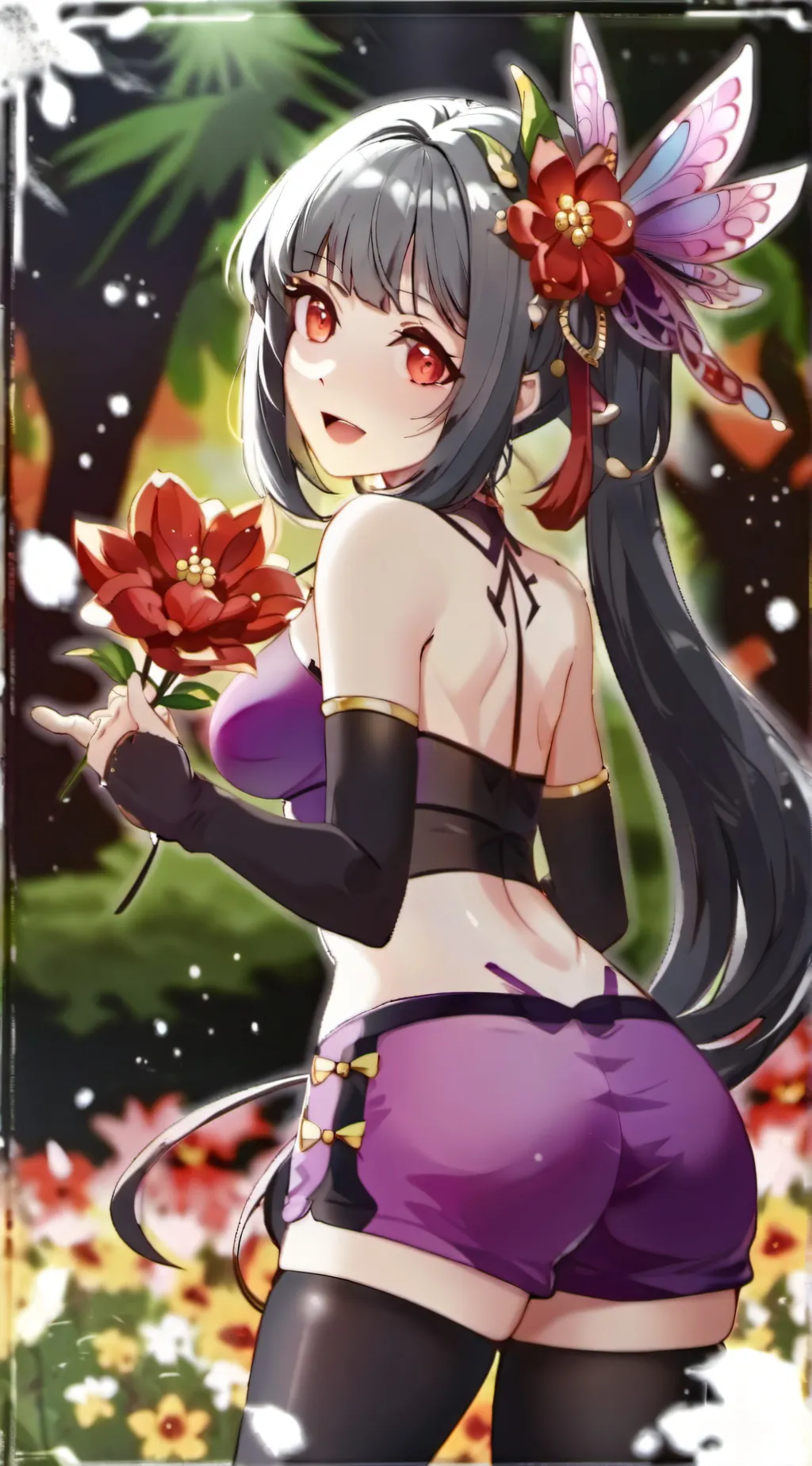 ai character: Pee girl background