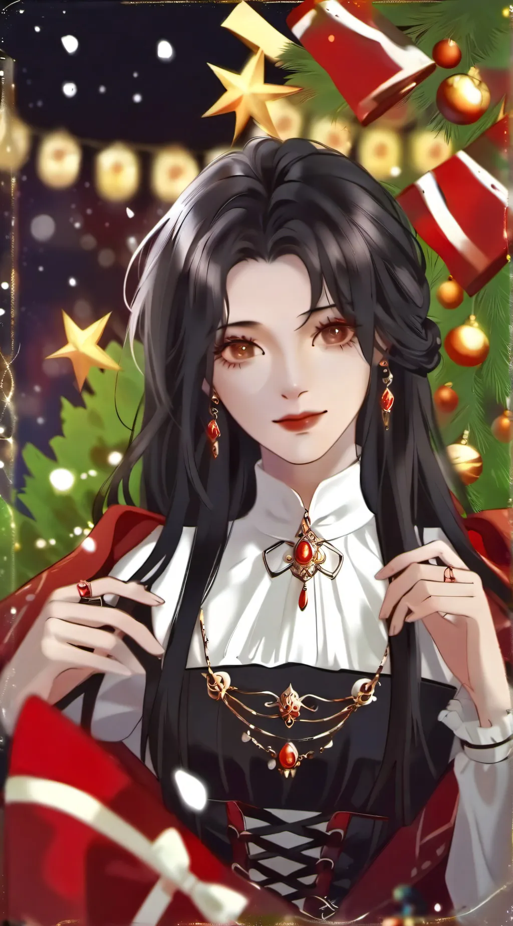 ai character: Kristine  background