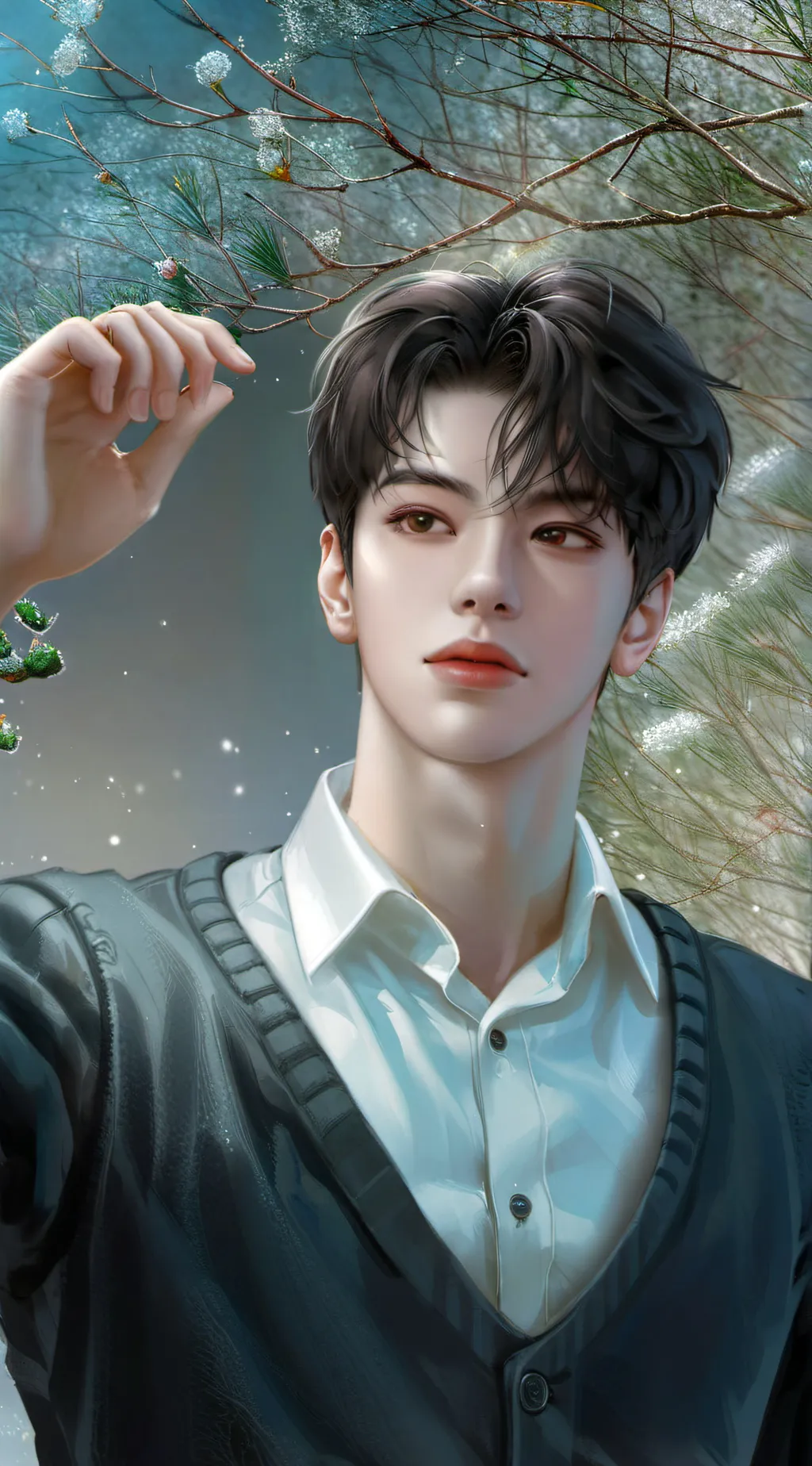 ai character: Leonardo background