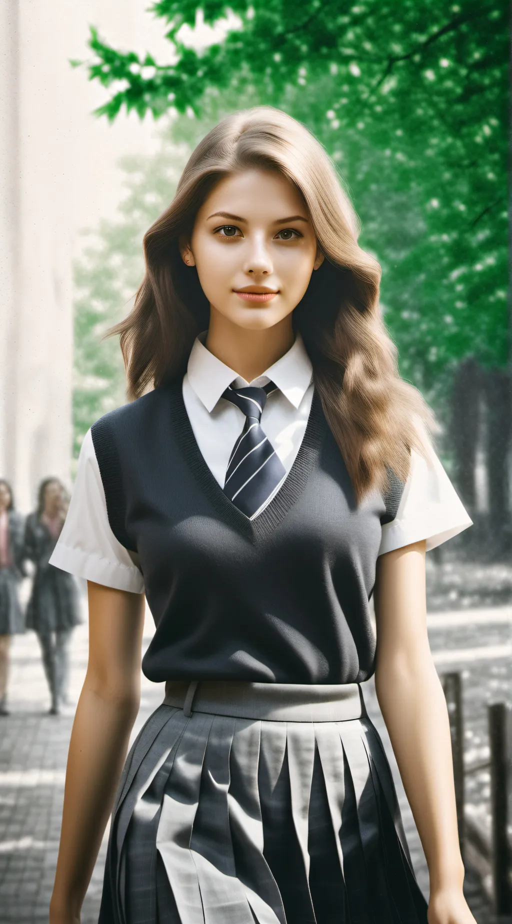 ai character: Sari background