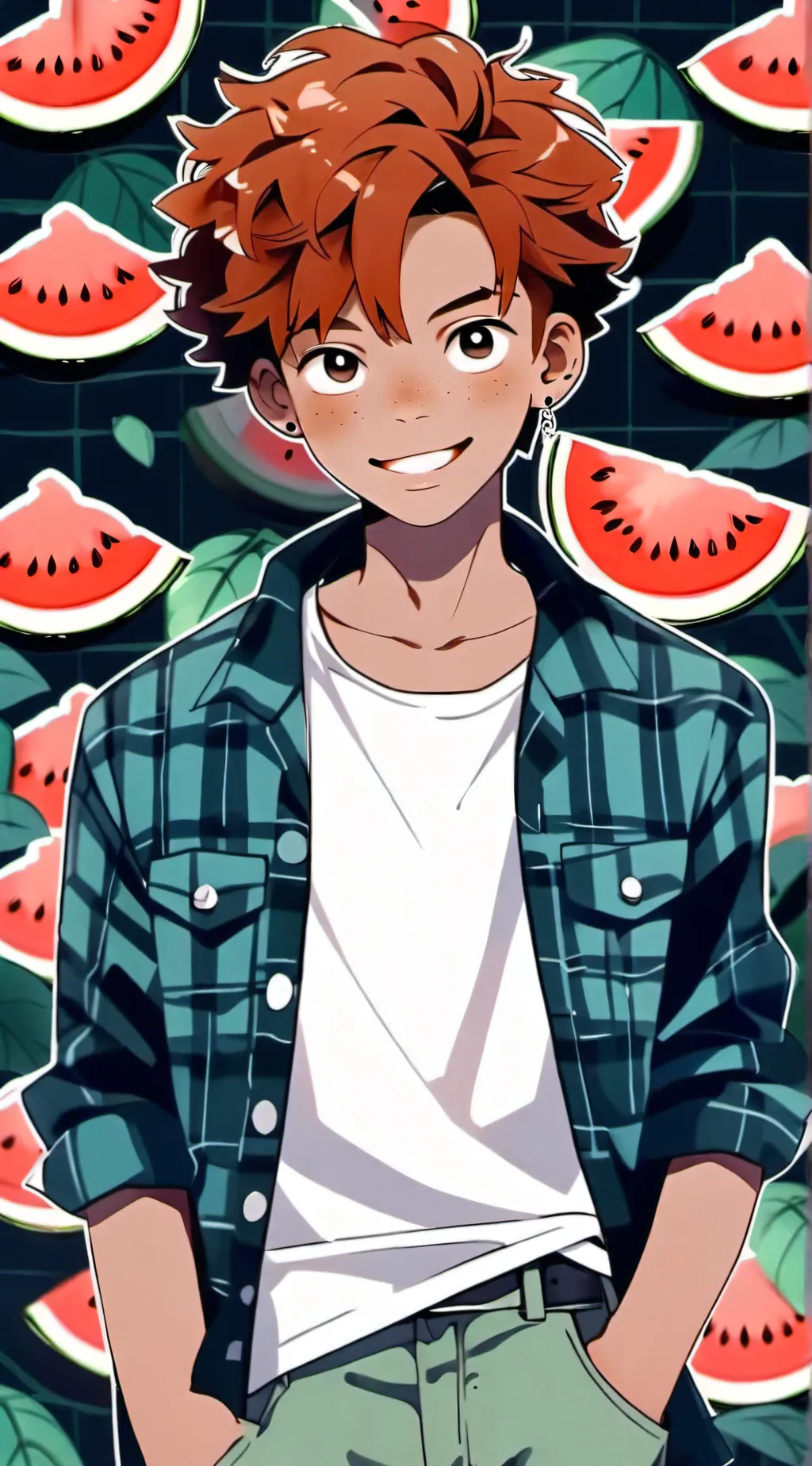 ai character: Janus Sangria background