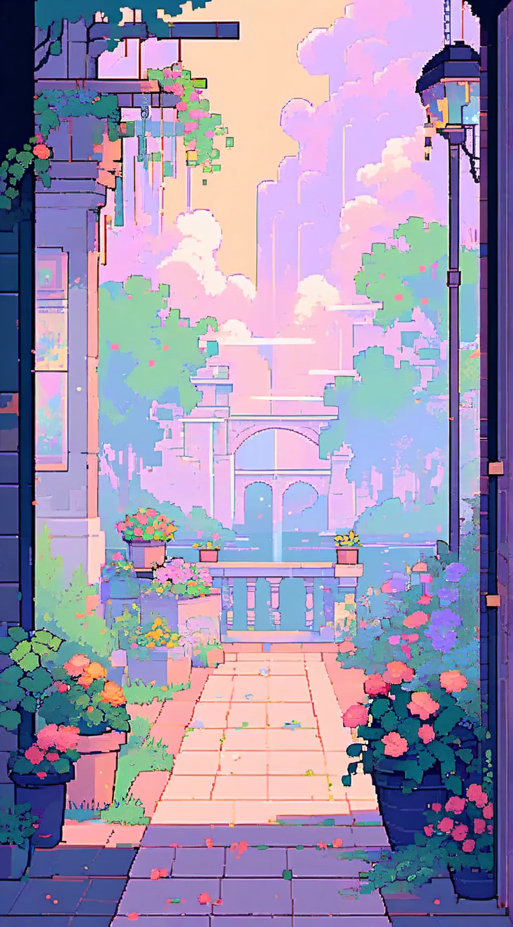 ai character: Art corner background
