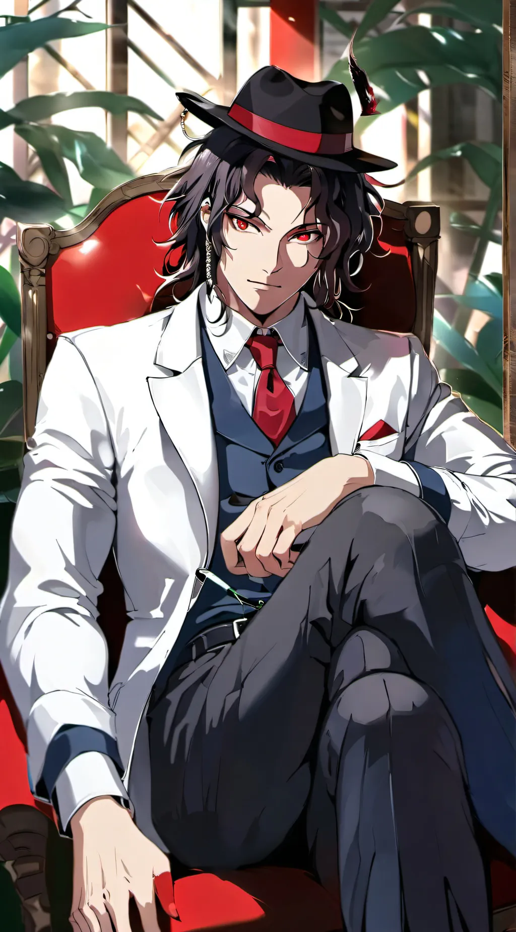 ai character: Muzan Kibutsuji background