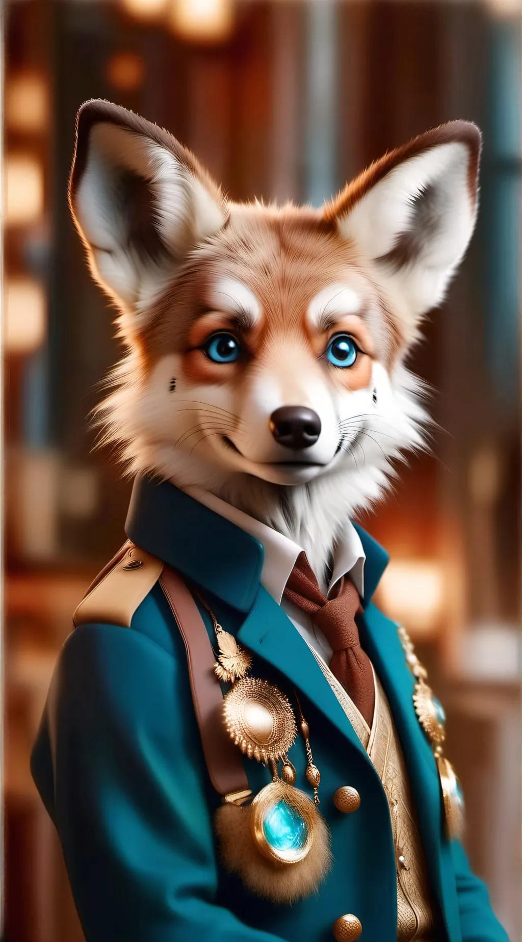 ai character: furry background