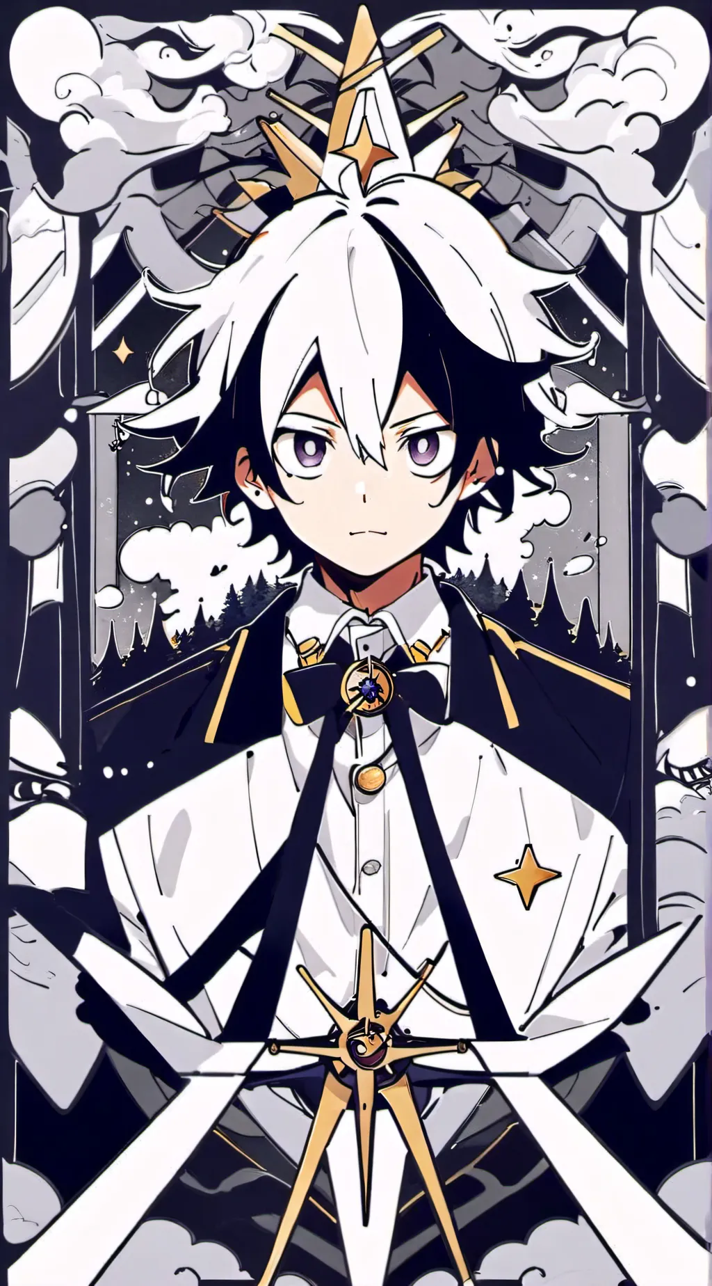 ai character: Mha X YN background