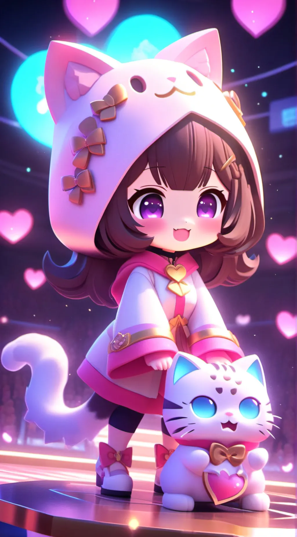 ai character: meowbahh  background