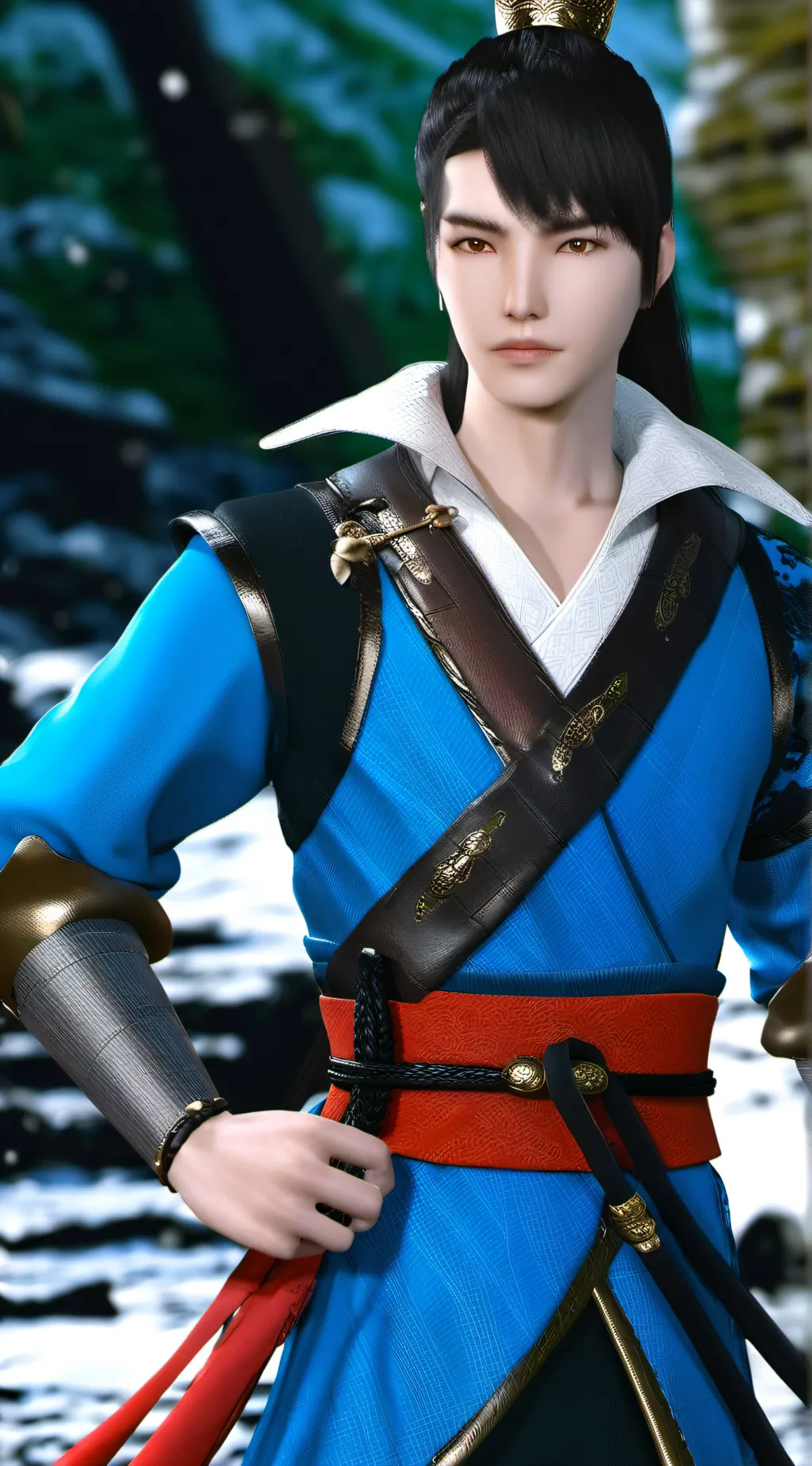 ai character: Prince ying Zheng  background