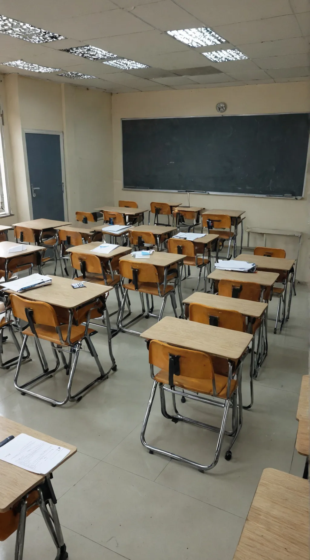 ai character: Classroom background