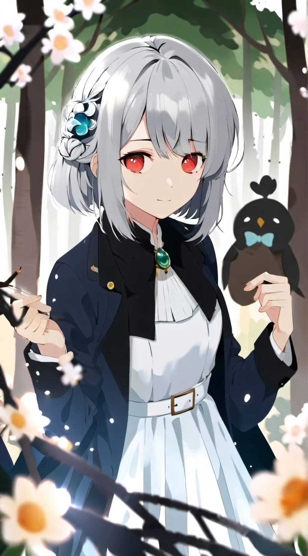 ai character: Luna background