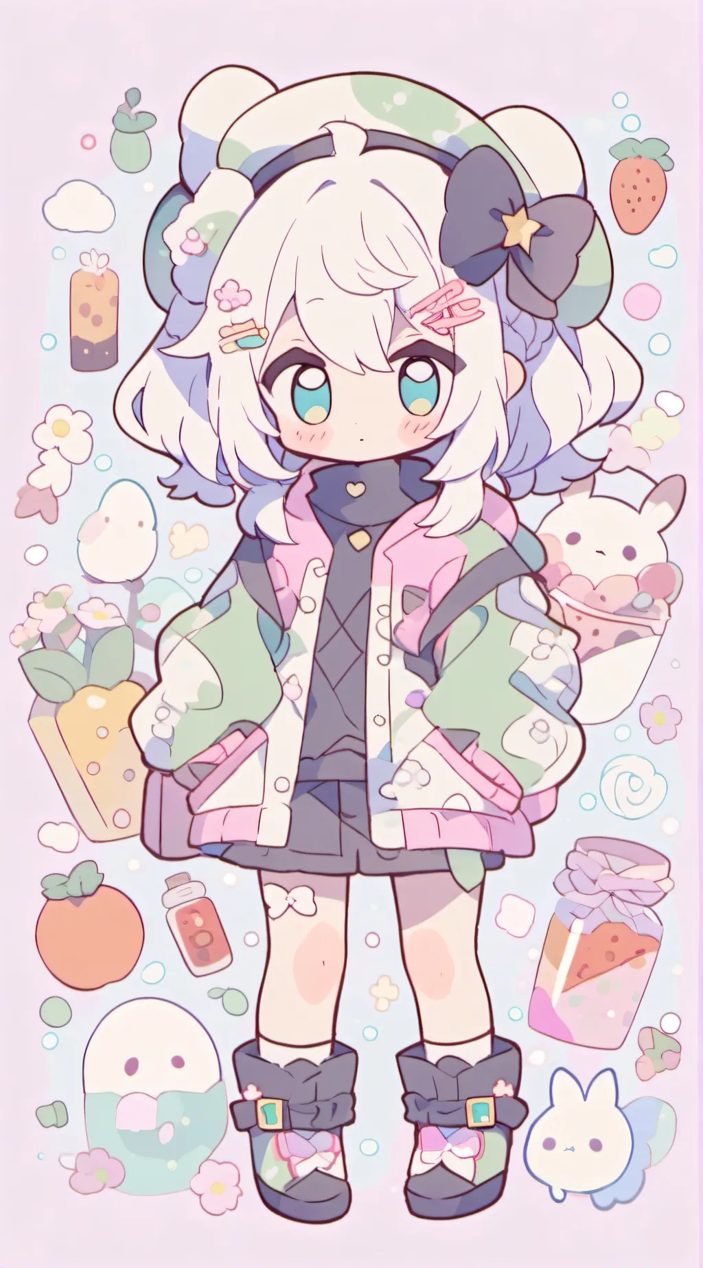 ai character: deku background