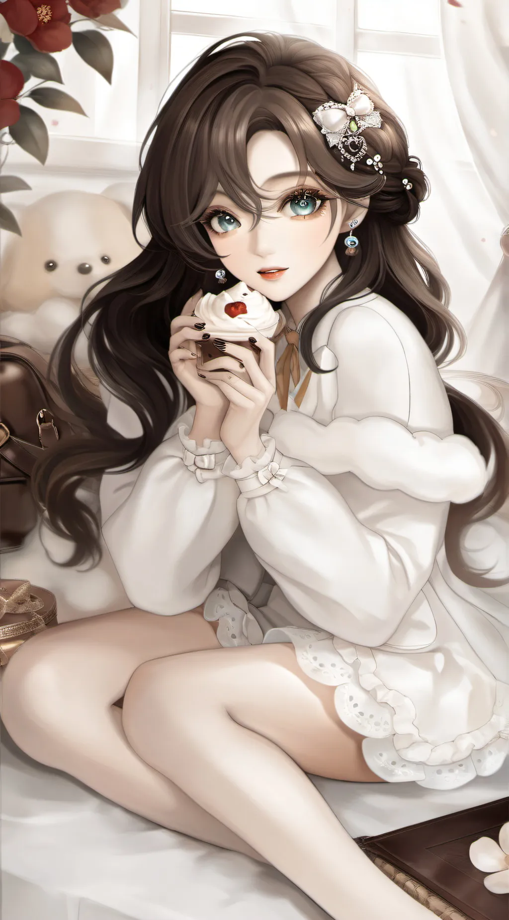 ai character: Naomi  background