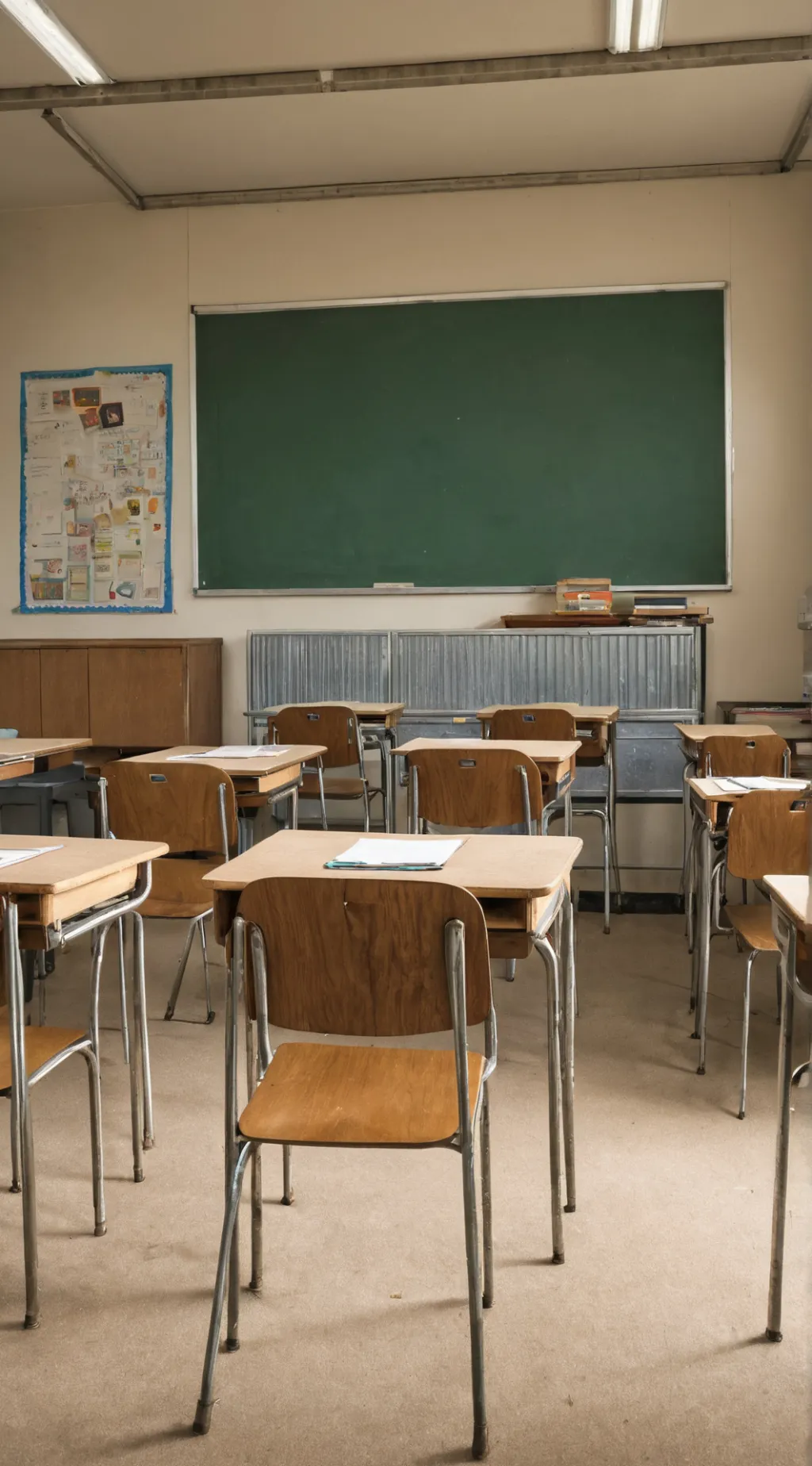 ai character: Classroom background