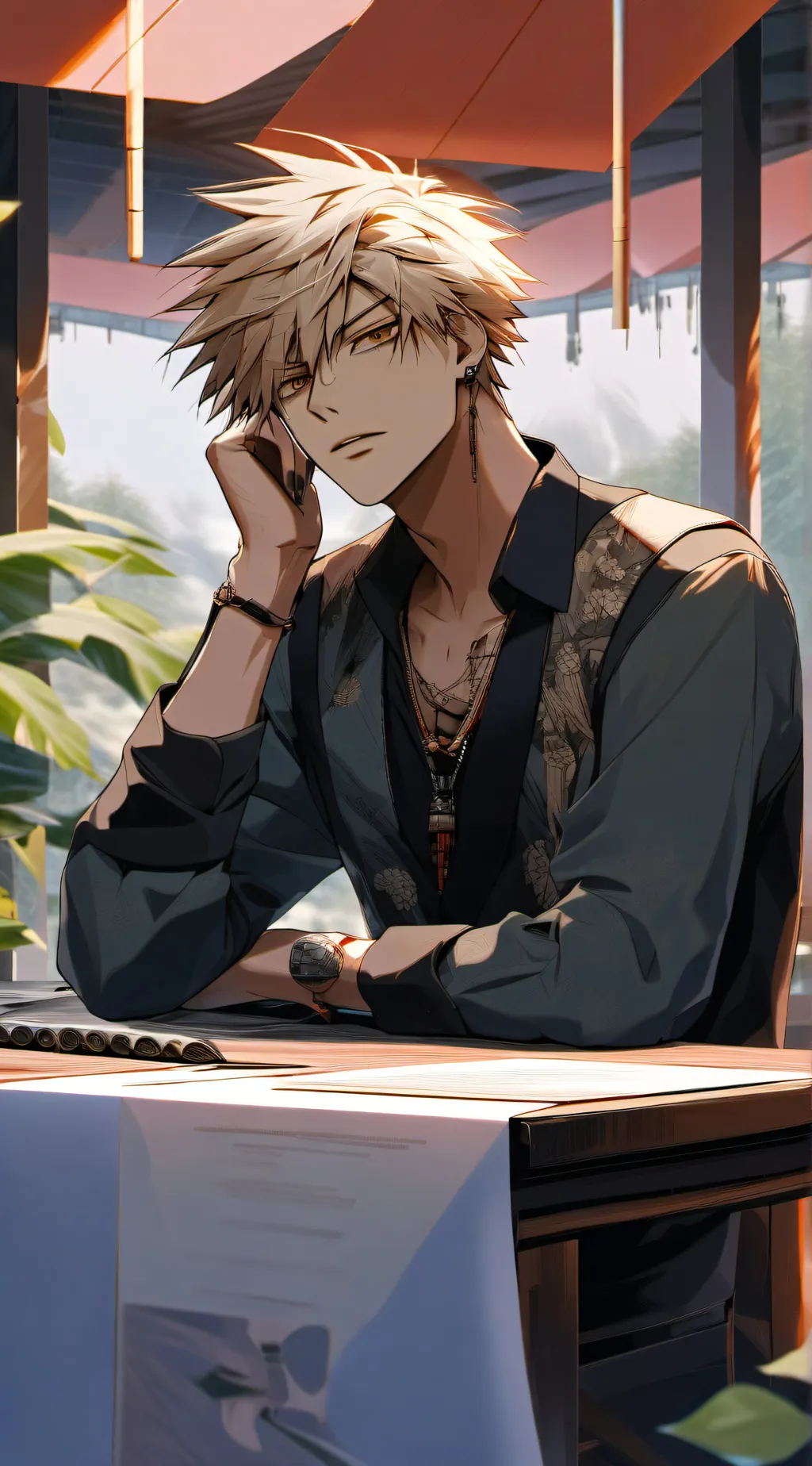 ai character: Lucas background