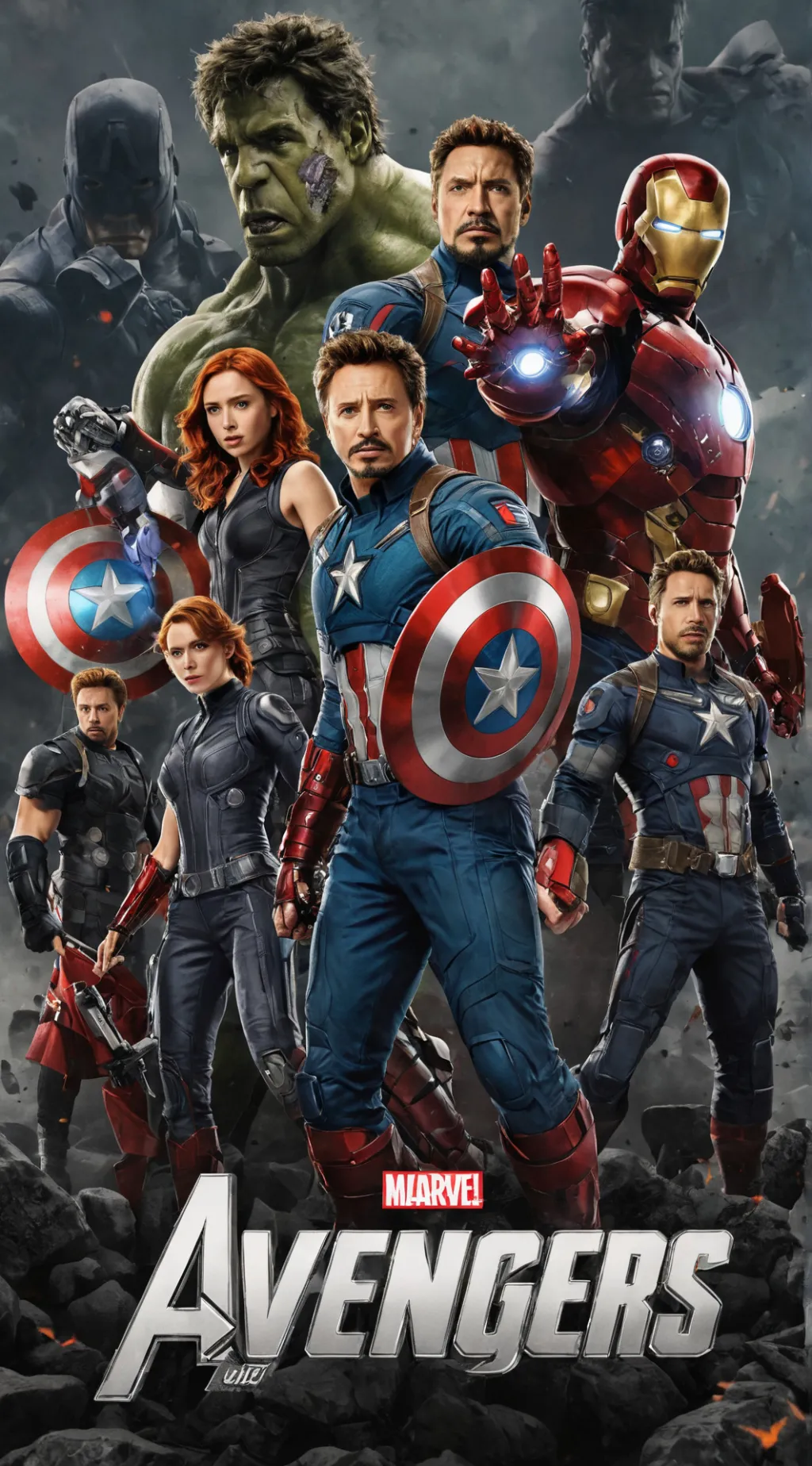 ai character: The avengers background