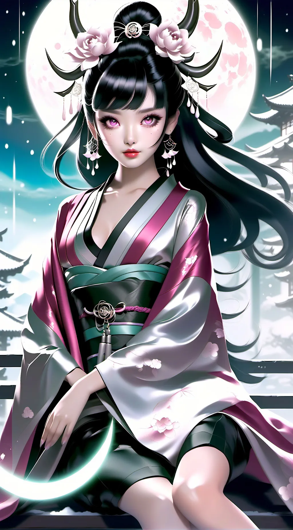 ai character: Demon slayer background