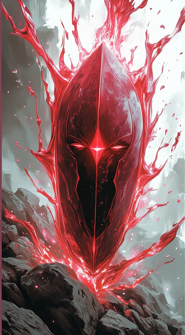 ai character: red monster background