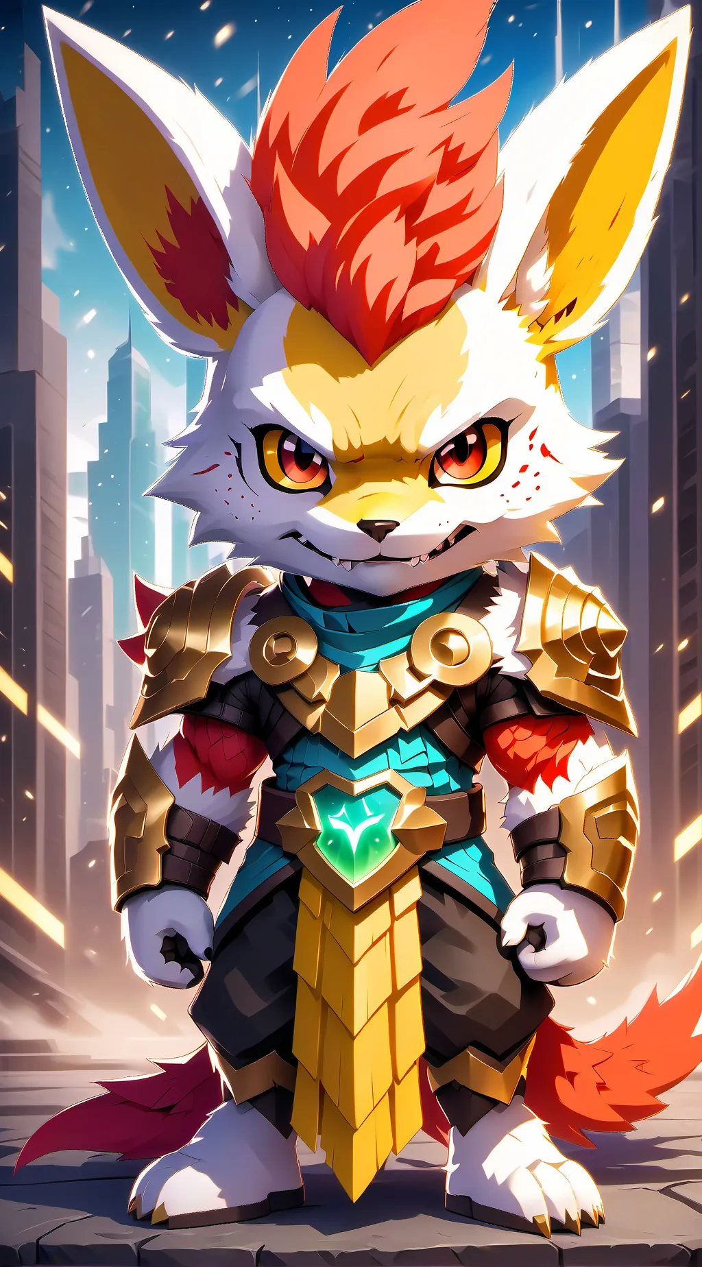 ai character: Furry🤨 background