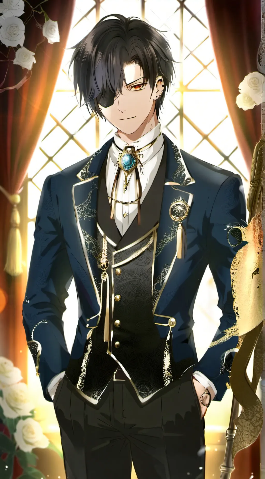 ai character: Ciel phantomhive background