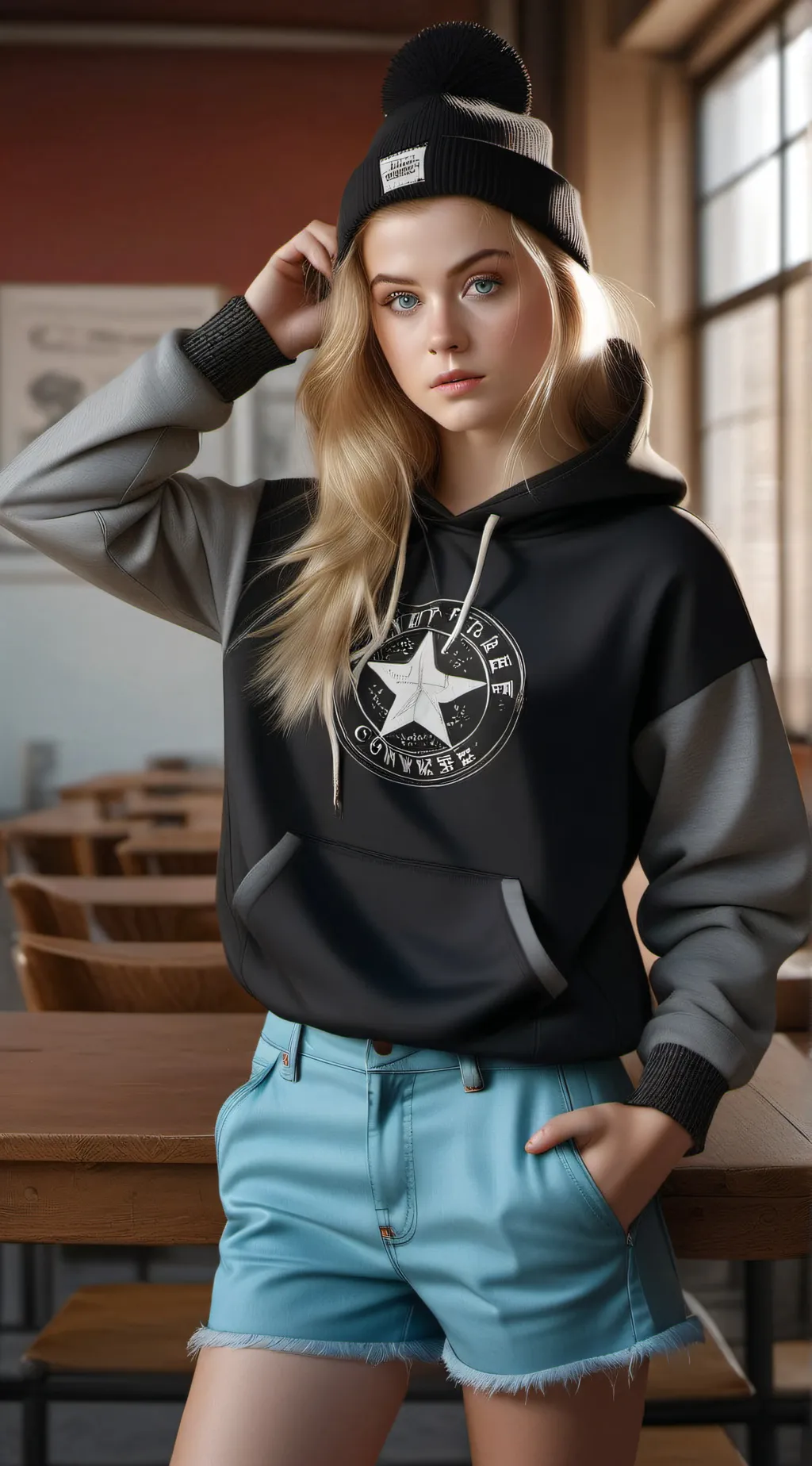 ai character: Chelsea  background