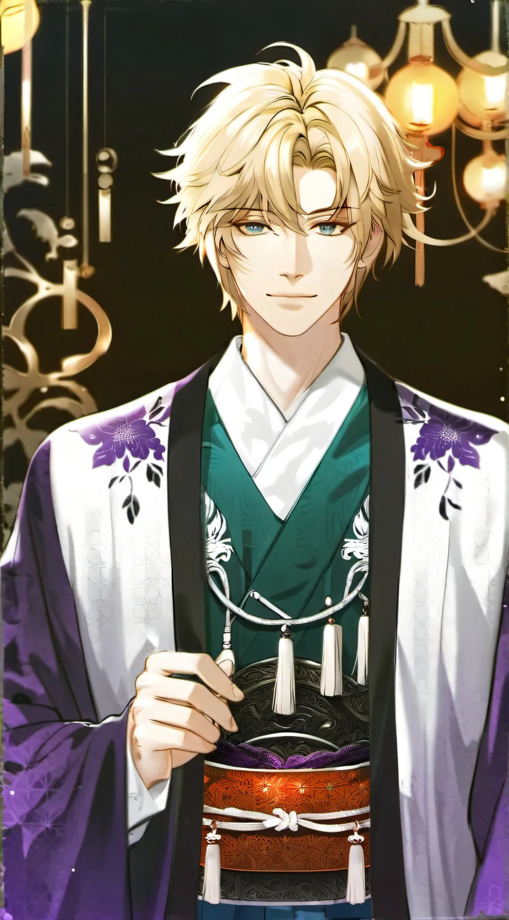 ai character: •Teko Soo-Lee• background
