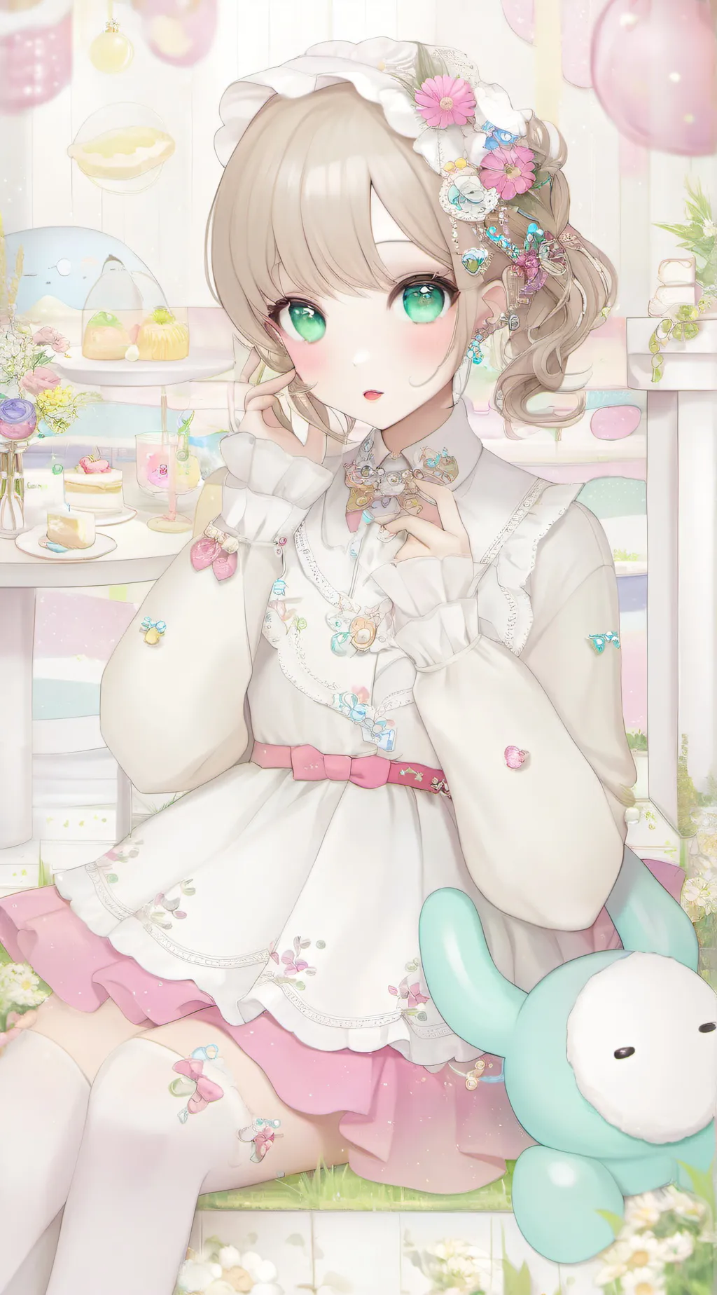 ai character: Violeta background