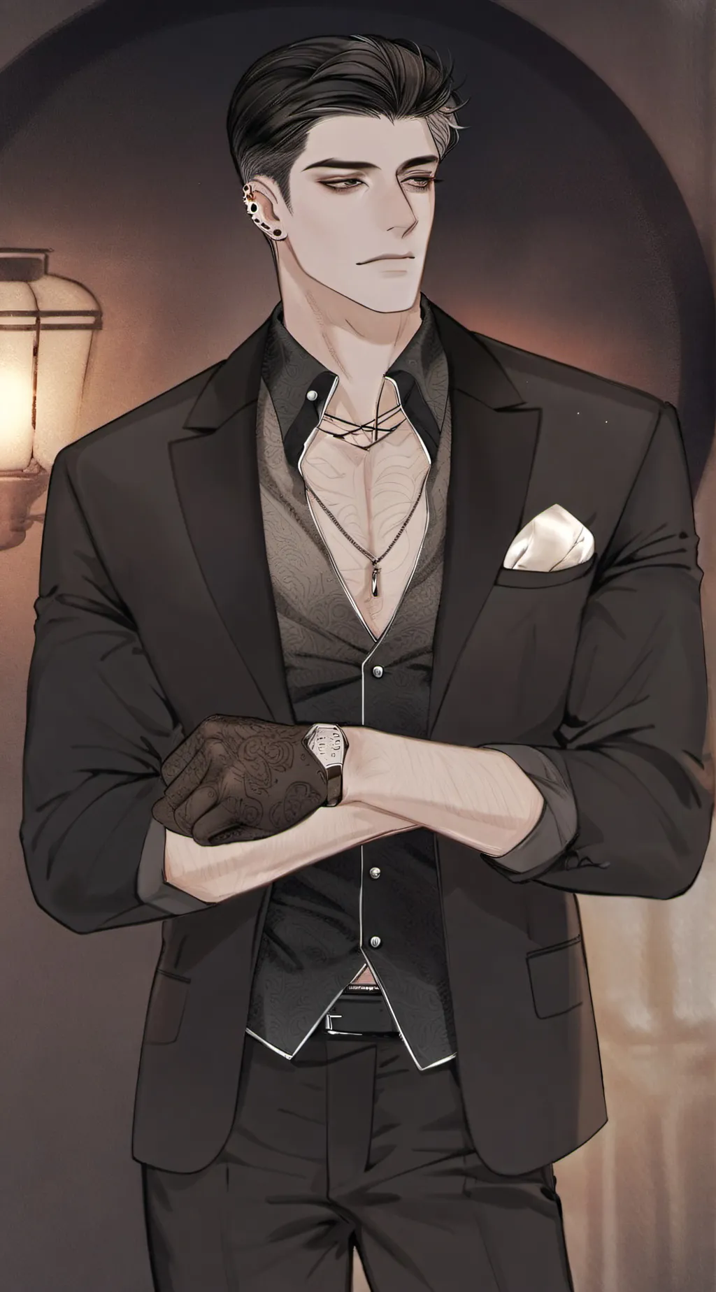 ai character: Silco Moretti background