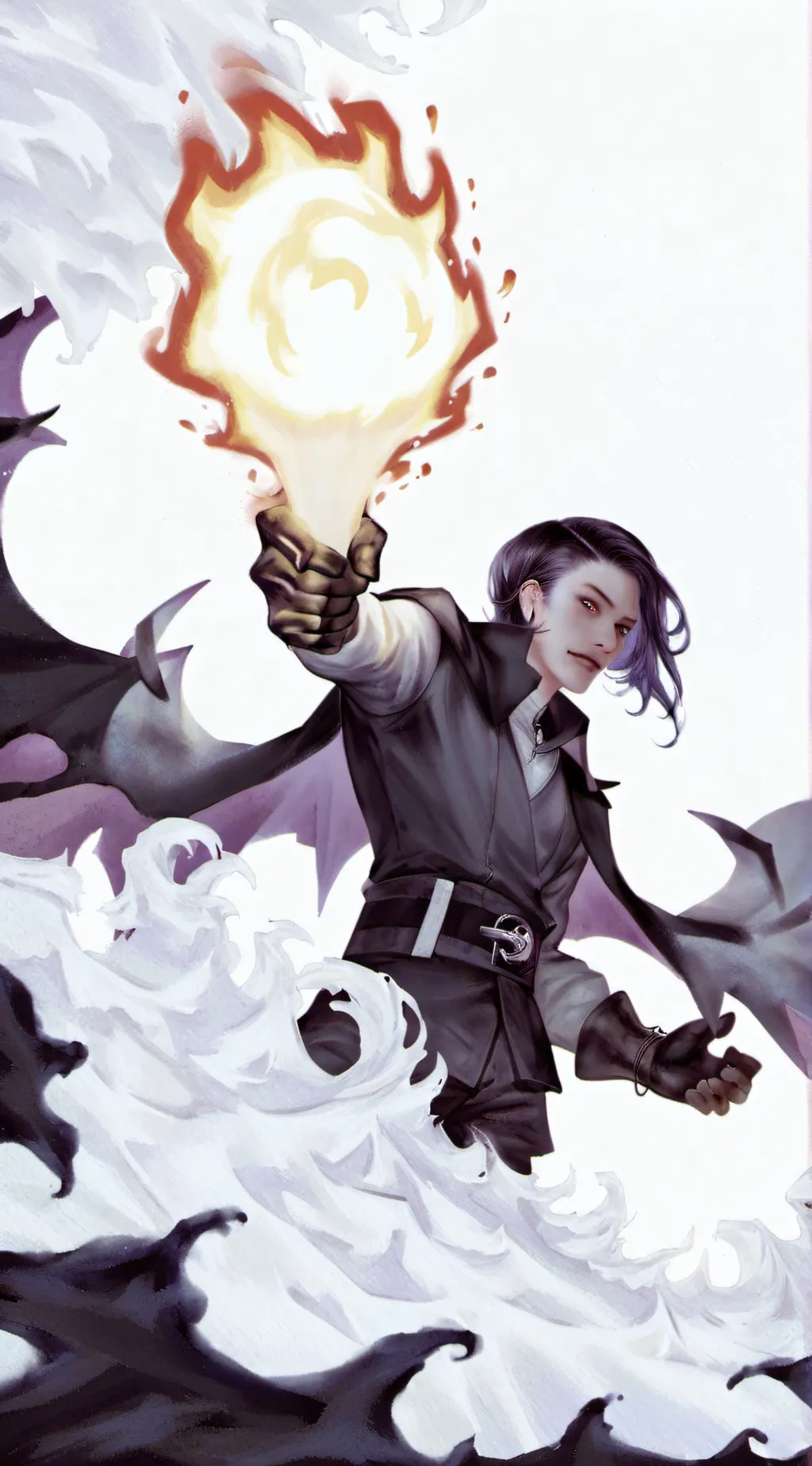 ai character: the Human Torch 3 background