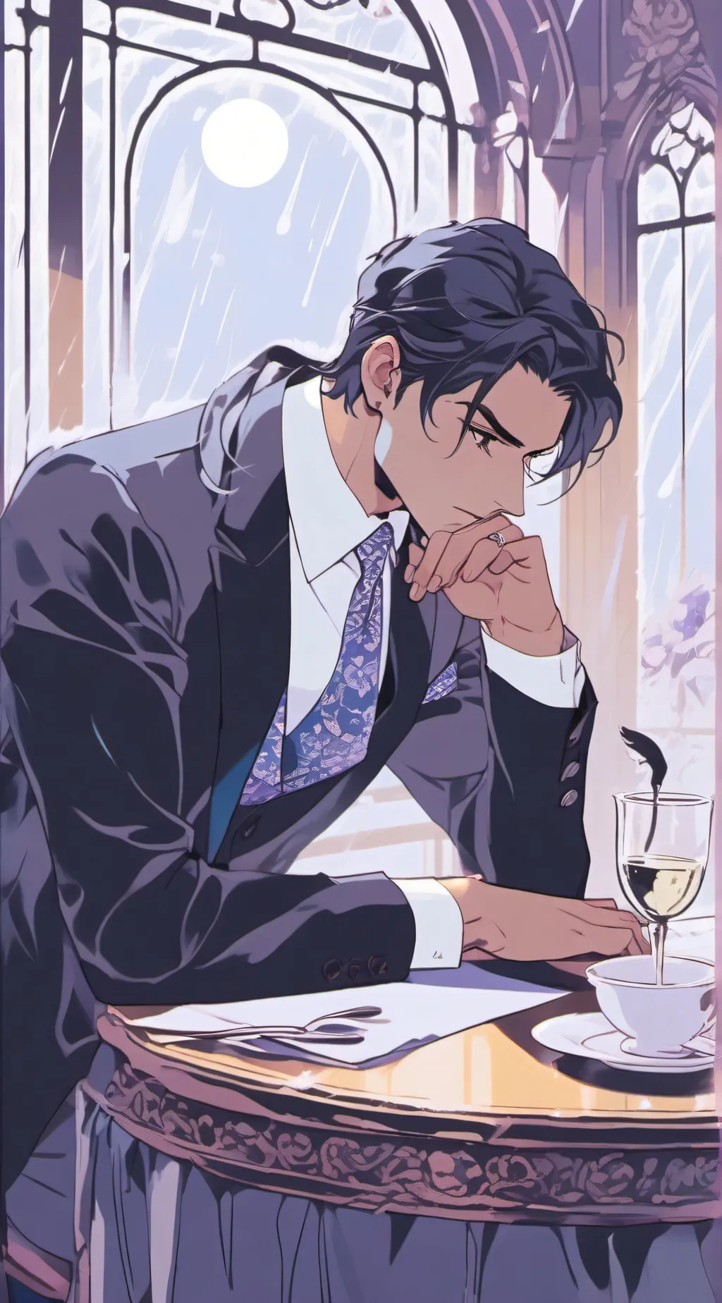 ai character: Manicin  background