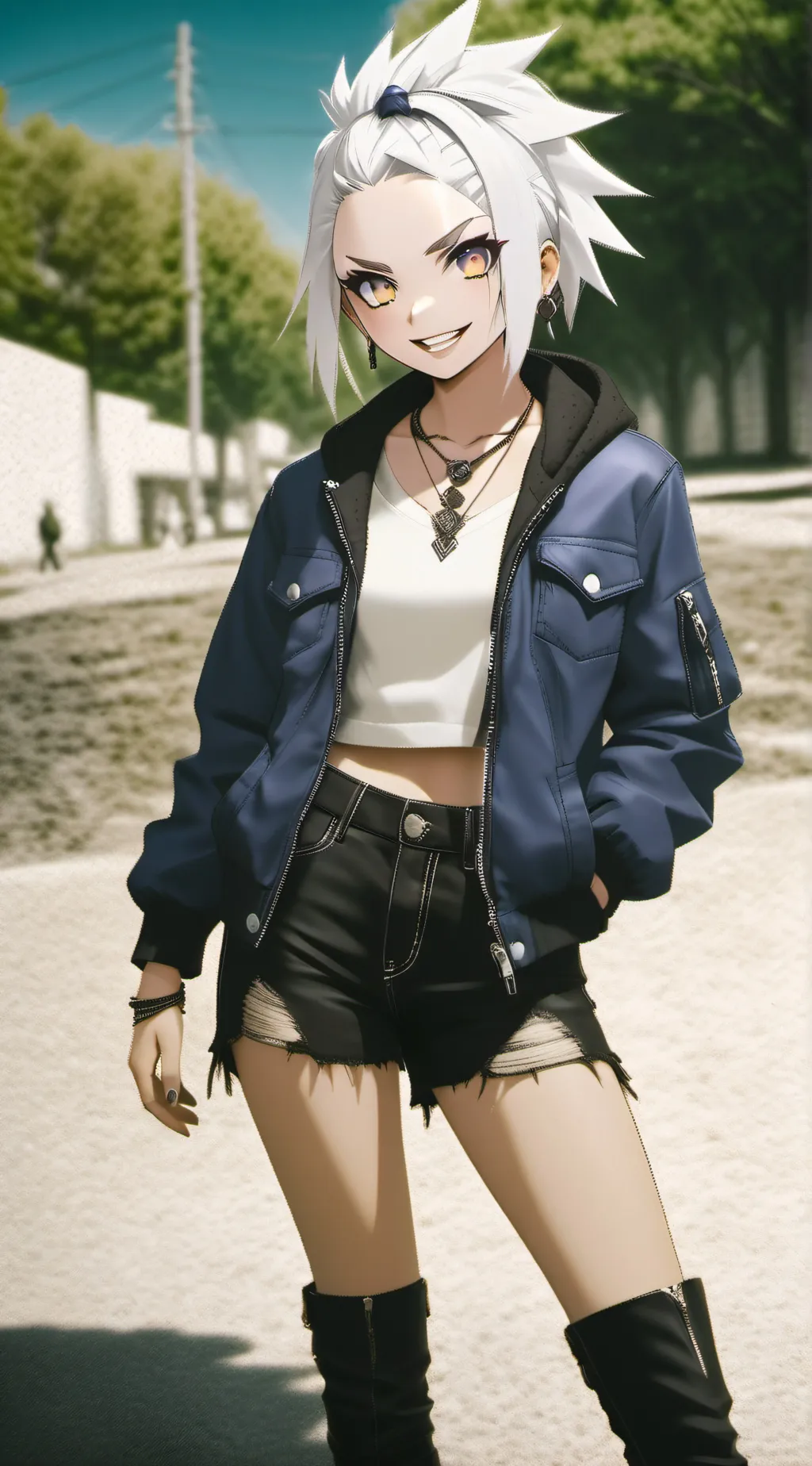 ai character: Roxie background