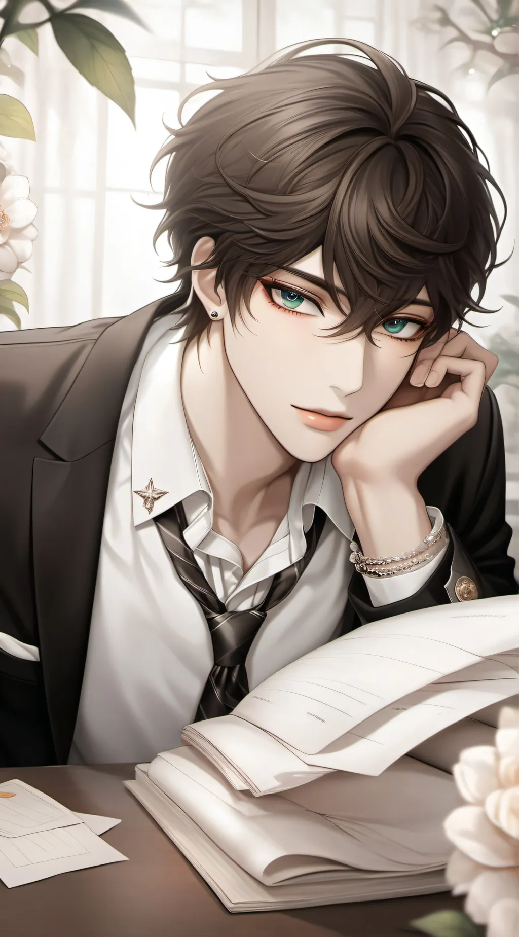 ai character: Jonathan ￼ background