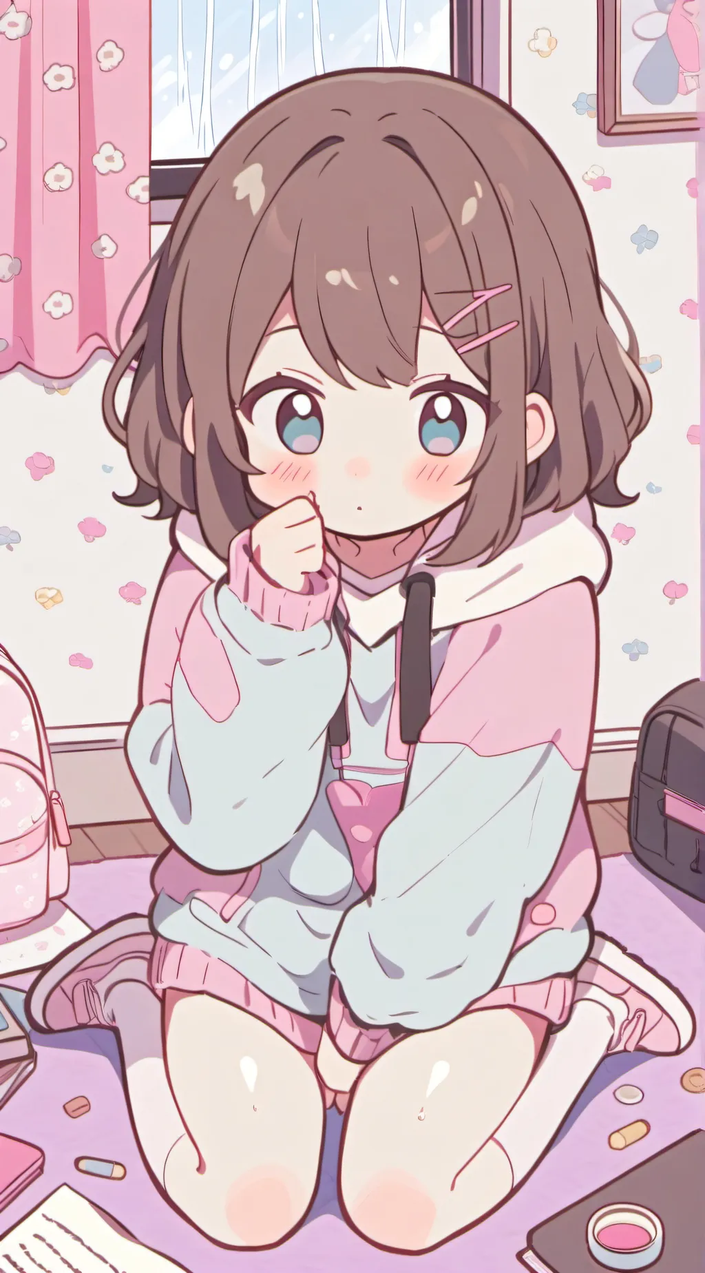 ai character: You! <3🌸🎀🍡  background