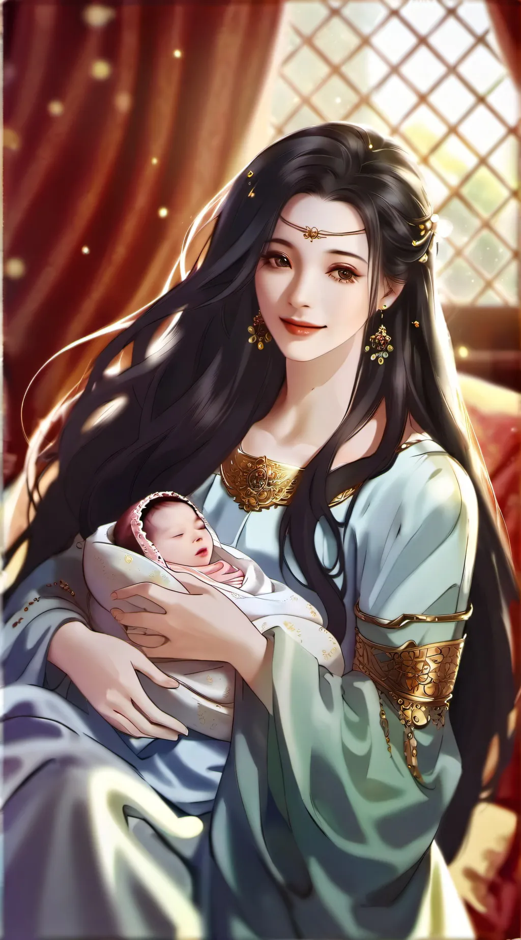 ai character: Ashley & Ada background