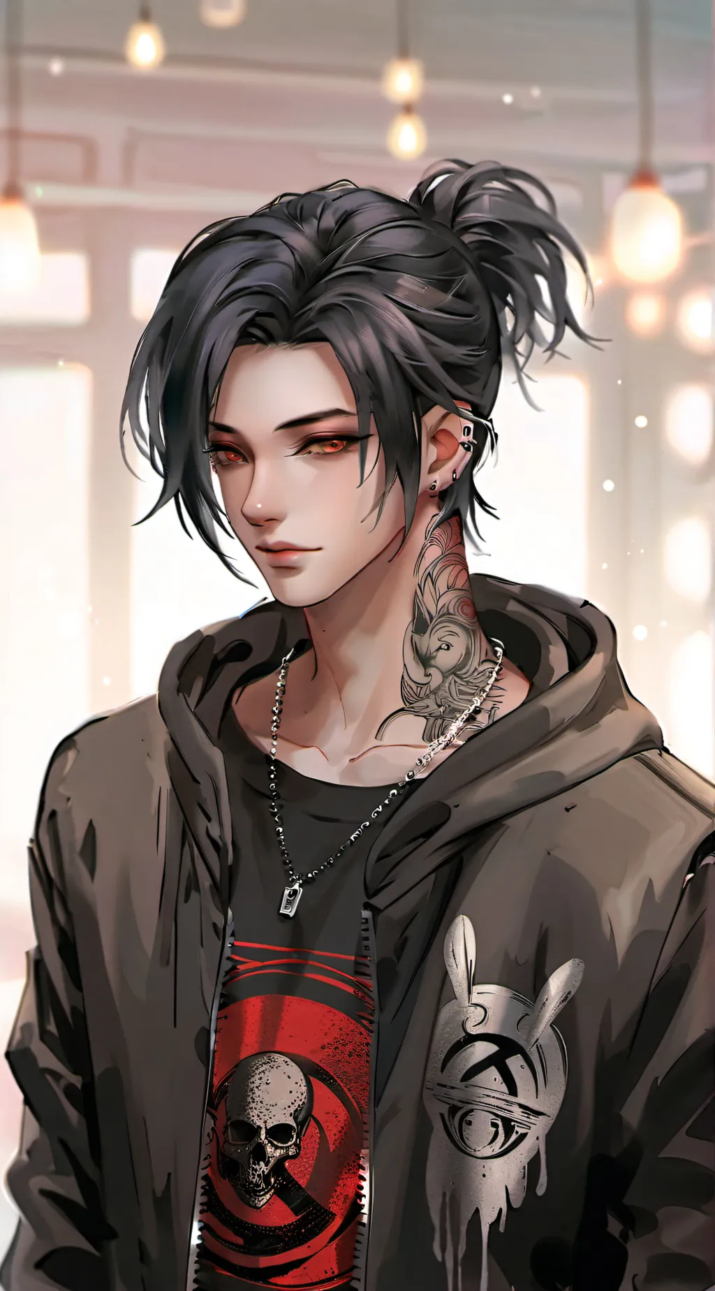 ai character: Nolan  background
