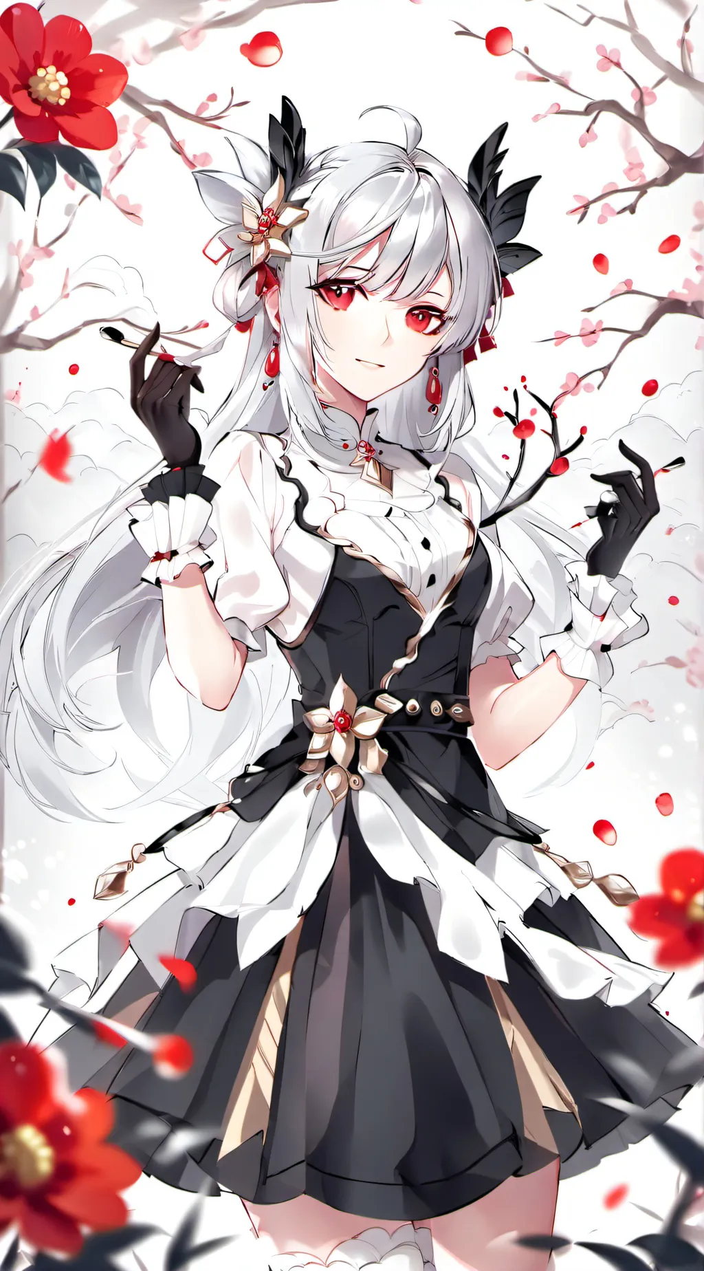 ai character: Melany  background